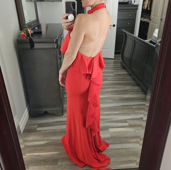 Melanie Lyne red gown - Picture 12 of 13